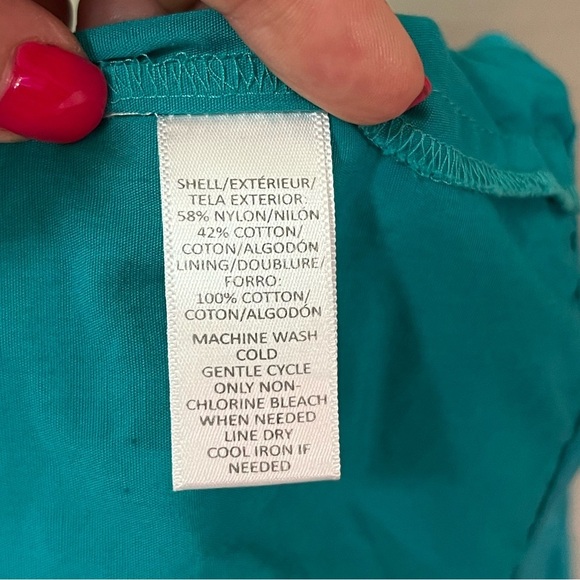 ⚫️ BOGO Loft Elegant Teal Lace Skirt layered, colourful and simple - Picture 5 of 8